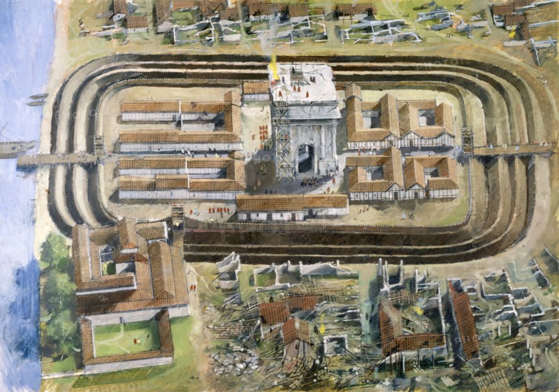Richborough Roman Fort, 2nd century, (1990-2010)