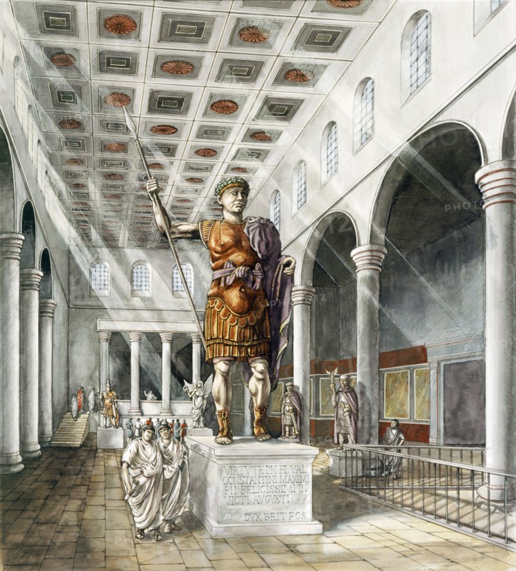 York Roman Basilica, c3rd century, (c1990-2010)