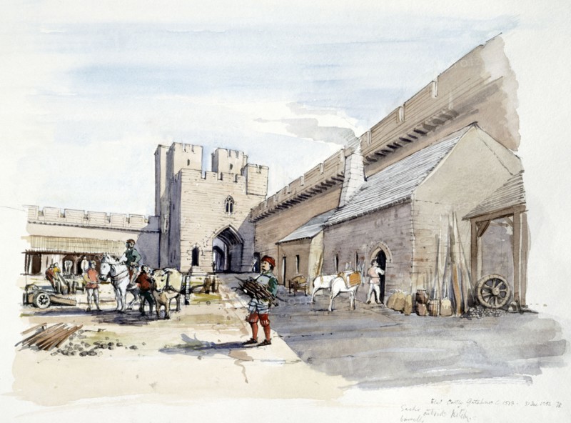 Etal Castle, c1513, (c1990-2010)