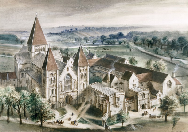 Castle Acre Priory, 1537, (c1990-2010)