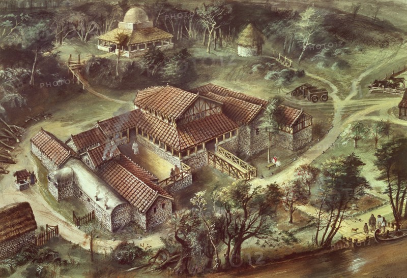 Lullingstone Roman Villa, AD360, (c1990-2010)