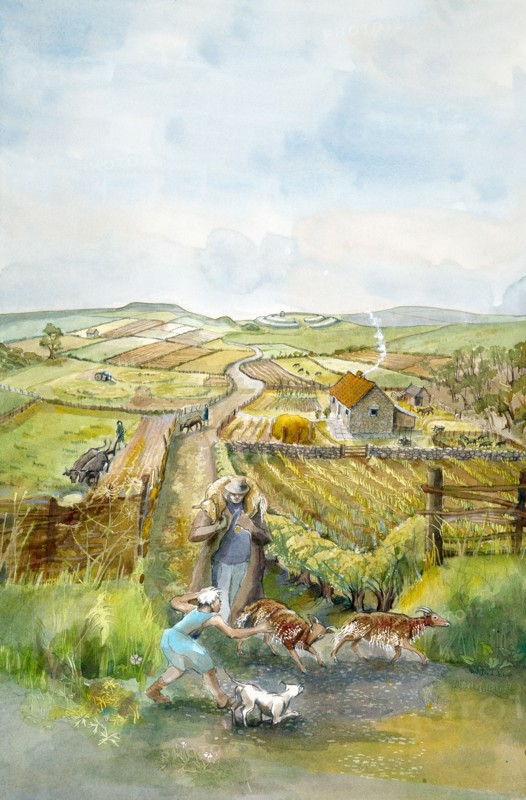 Rural landscape, 3rd Century, (c1990-2010)