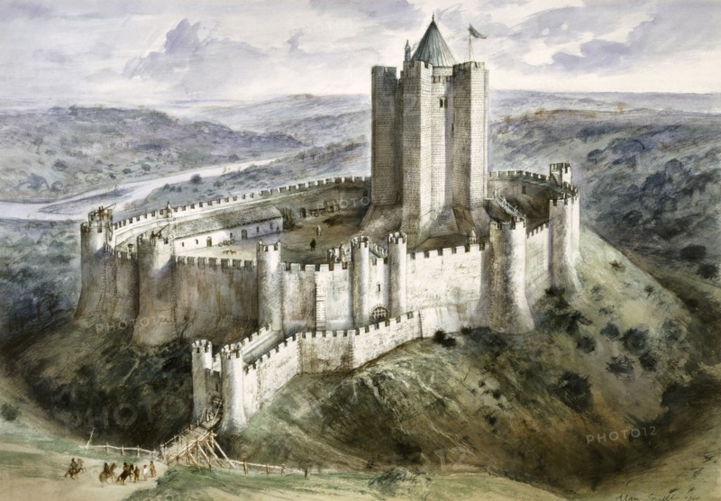 Conisbrough Castle, 13th century, (c1960s)