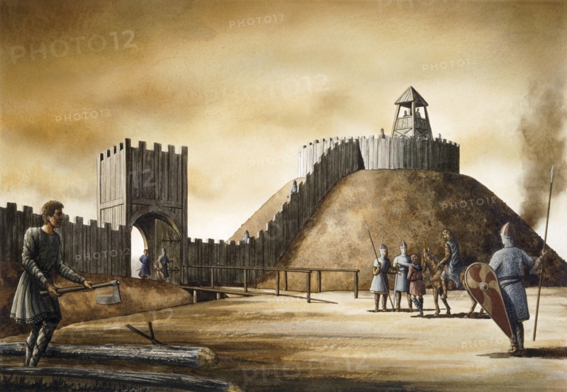 Pickering Castle, c11th century, (c1990-2010)
