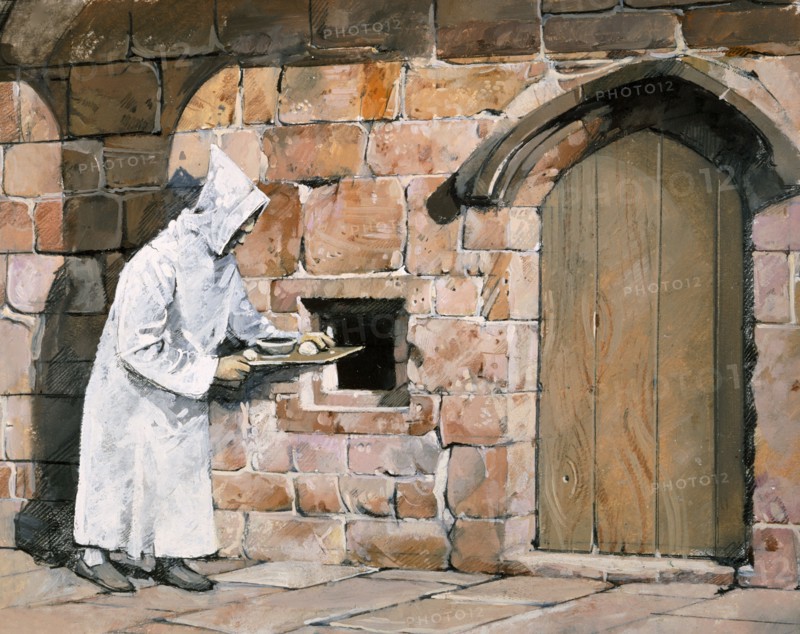 Monk, Mount Grace Priory, c14th century, (c1990-2010). Creator: Ivan Lapper.