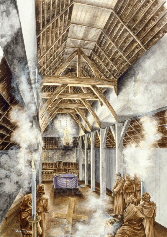 Lindisfarne Priory, c652AD, (c1990-2010)