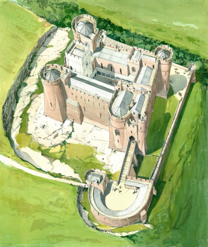 Goodrich Castle, late 13th century, (c1990-2010)