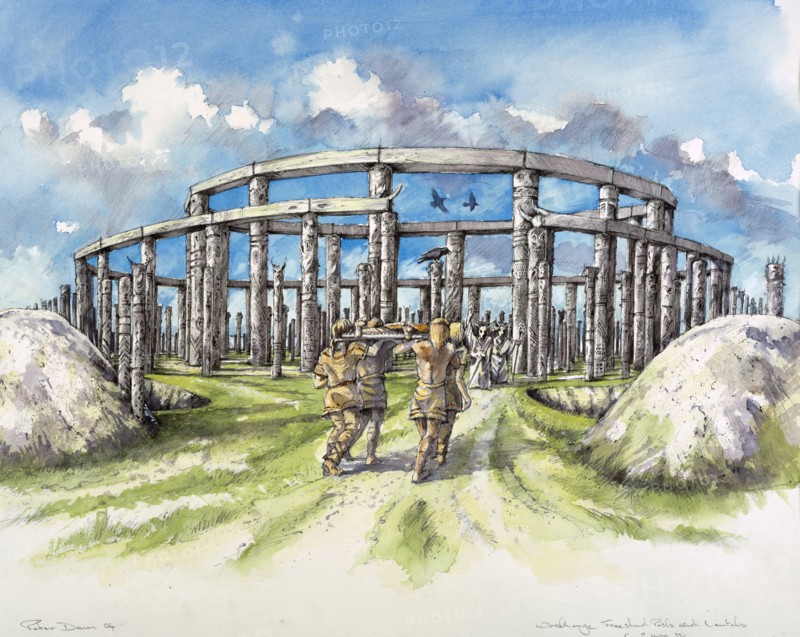 Woodhenge, c25th century BC, (c1990-2010)