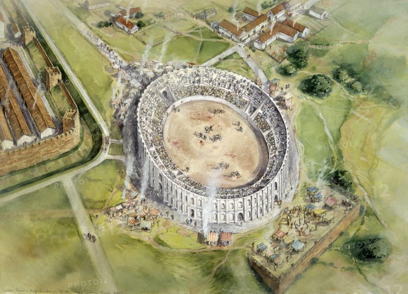 Chester Roman Amphitheatre, c2nd century, (c1990-2010)