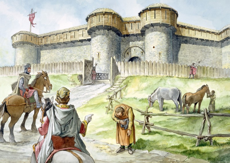 Helmsley Castle, 13th century, (c1990-2010)