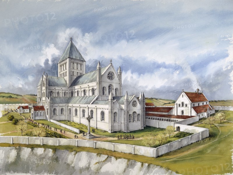 Old Sarum Cathedral, c1150, (c1990-2010)