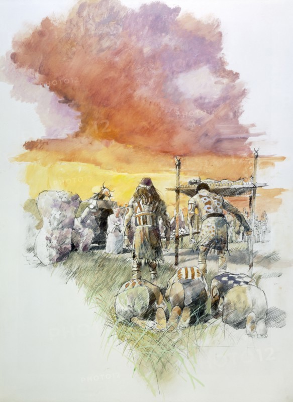 Stoney Littleton Long Barrow, c3500BC, (c1990-2010)