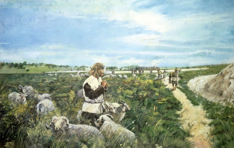 Stonehenge landscape, c2500BC, (c1990-2010)