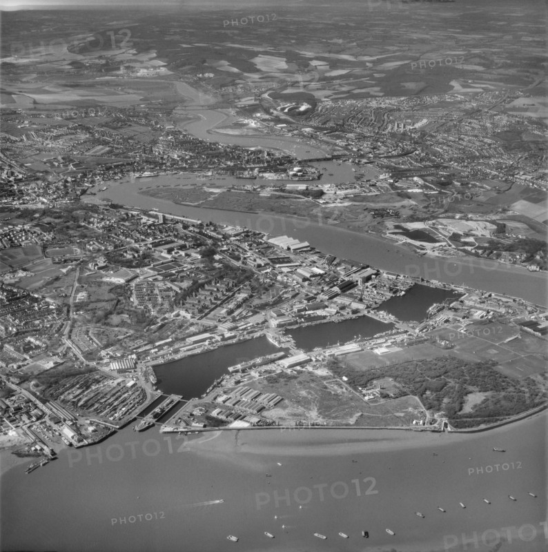 Chatham Dockyard, Kent, 1972