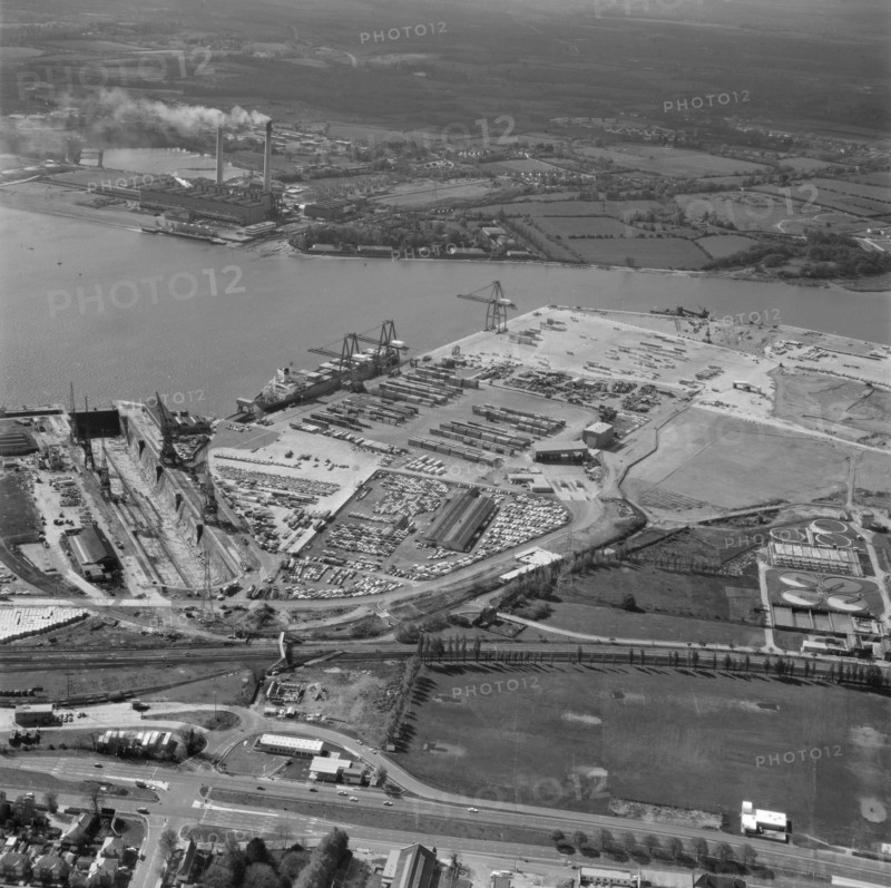 Southampton Docks, Hampshire, 1972