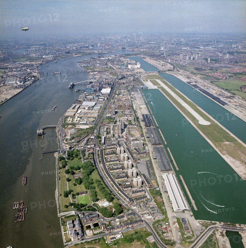 King George V Dock, Newham, London, 1989