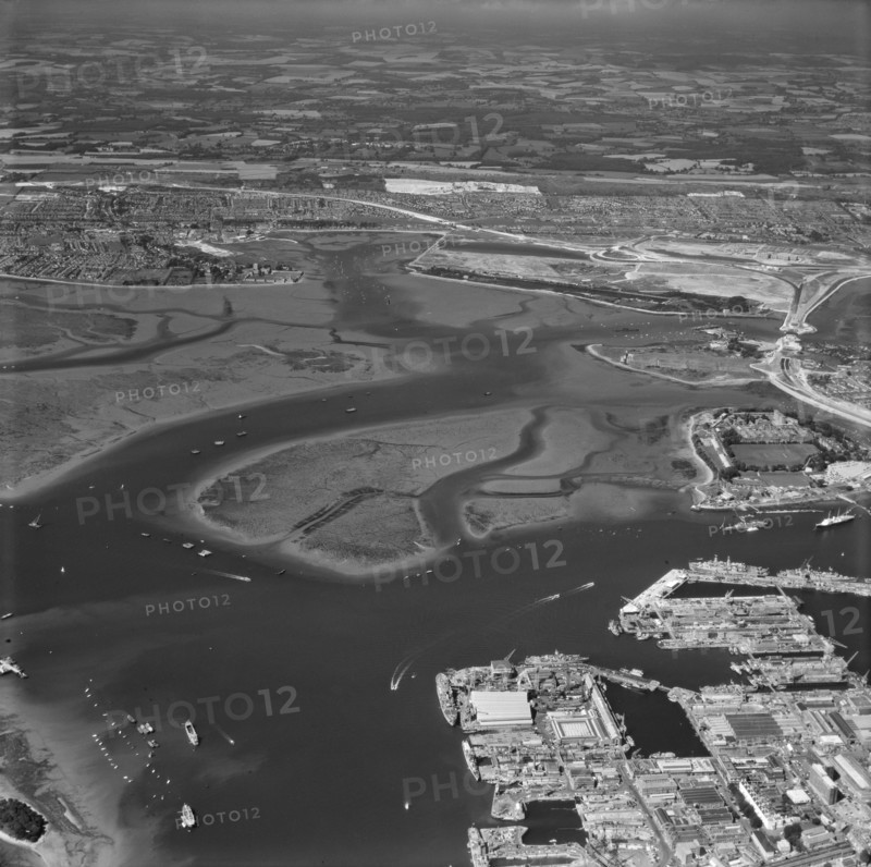 Portsmouth Harbour, Hampshire, 1974