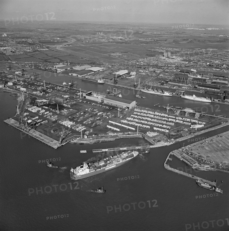 Tilbury Dock, Thurrock, Essex, 1981