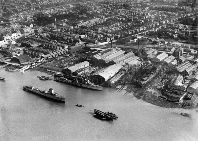 Woolston Shipbuilding and Engineering Works, Southampton, Hampshire, 1928