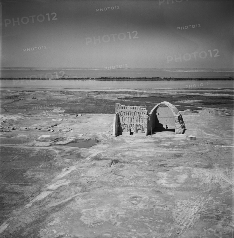 The Arch of Ctesiphon (Taq Kisra), Al Mada'in, Iraq, 1954