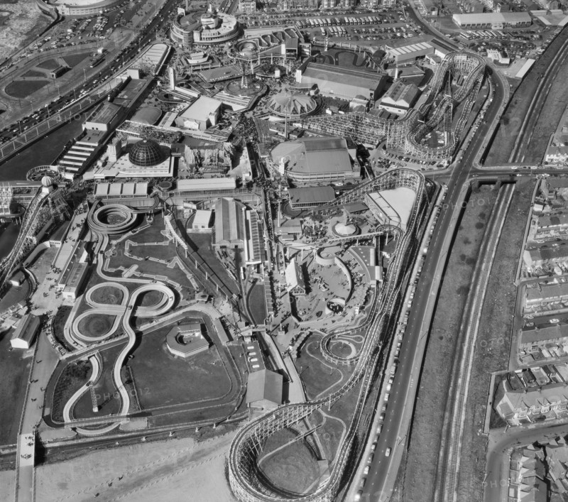 Blackpool, Pleasure Beach, Lancashire, 1972