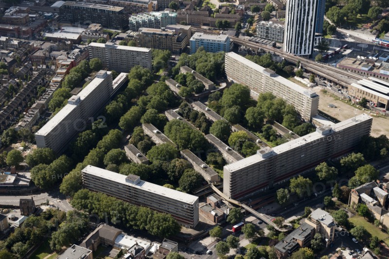 Heygate Estate, Heygate Street, Elephant and Castle, London, 2012