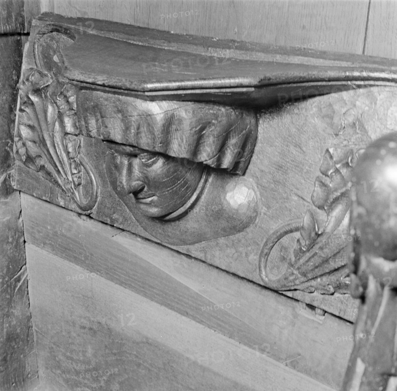 Misericord, St Michael's Church, Bishop's Stortford, Hertfordshire, 1945-1980