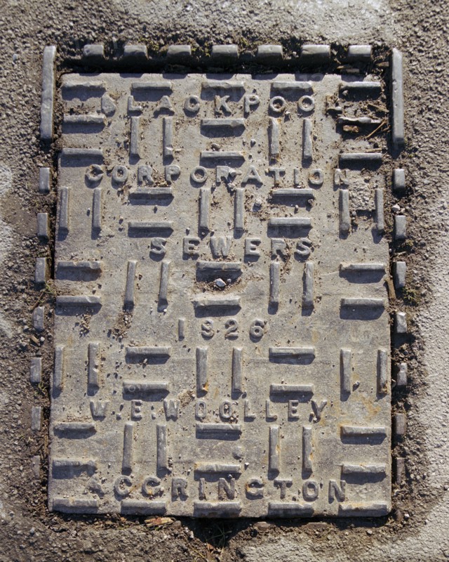 Blackpool Corporation sewers inspection cover plate, Stanley Park, Blackpool, Lancashire, 2006 Artist