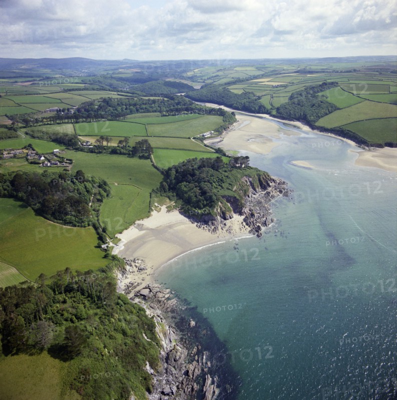 Mouth of the River Erme, Devon, 1975