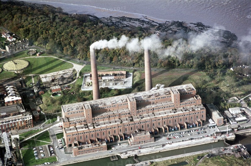 Portishead B Power Station, Somerset, 1970