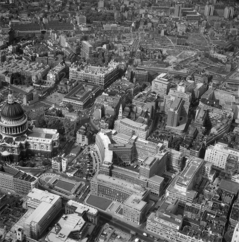 Cheapside and environs, City of London, 1959