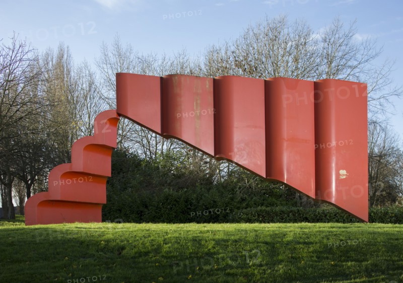 The Art of Silence', sculpture by Bernard Schottlander, Bletchley, Milton Keynes, 2015