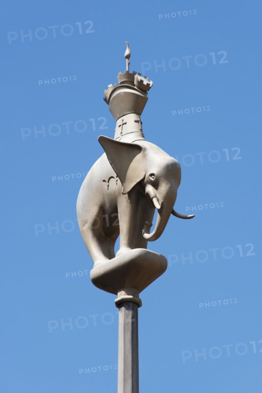 Elephant finial, Broadgate Standard, Coventry, West Midlands, 2014