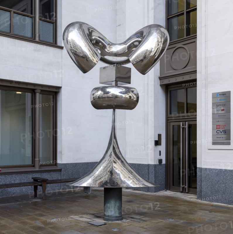 Ritual', sculpture by Antanas Brazdys, Coleman Street, City of London, 2016