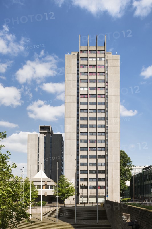 Halls of residence, Priory Street, Coventry University, West Midlands, 2014