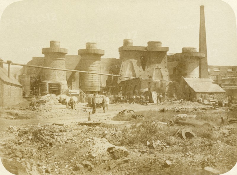 Blast furnace, Russell's Hall, Dudley, West Midlands, 1859