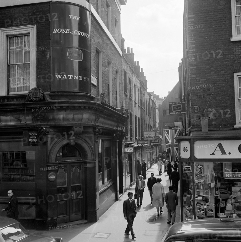 St Anne's Court, Soho, City of Westminster, London, early 1960s