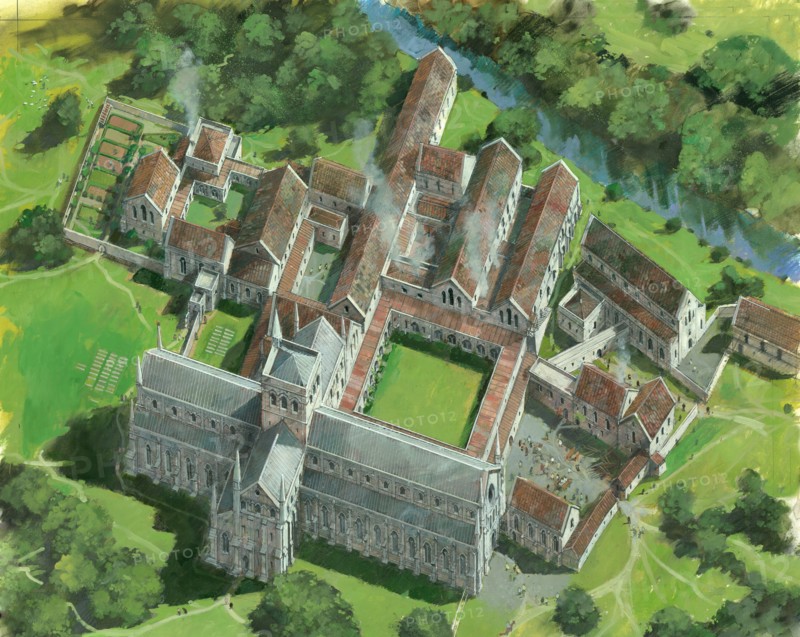 Waverley Abbey, Farnham, Surrey, c1990-c2005