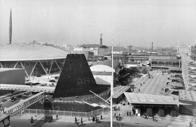 Festival of Britain site, South Bank, Lambeth, London, 1951