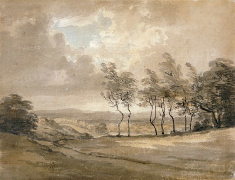 View of Hampstead Heath', 18th century