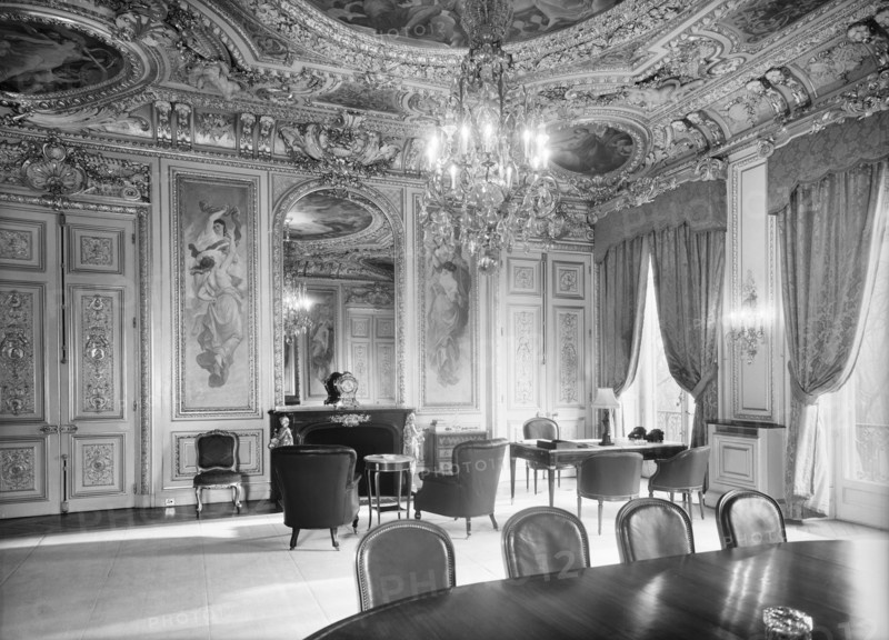 Ambassador's Office, British Embassy, 39 Rue de Fauborg Saint Honore, Paris, France, 1952 Artist