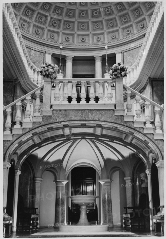 Staircase hall, British Embassy, 70 Wilhelmstrasse, Berlin, Germany, 1939
