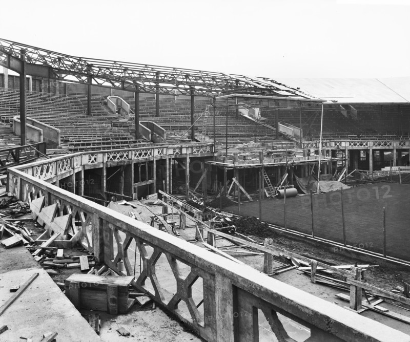 Centre Court under construction, All England Lawn Tennis and Croquet Club, Wimbledon, London, 1922