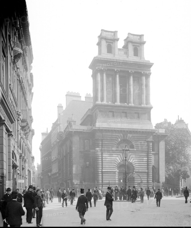 St Mary Woolnoth, Lombard Street, City of London, 1870-1900