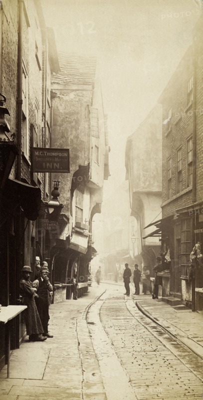 The Shambles, York, North Yorkshire, c1890s