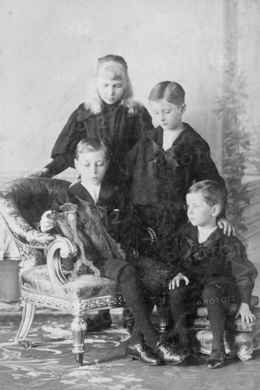 The children of Prince Henry of Battenberg and Prince Beatrice, c1896