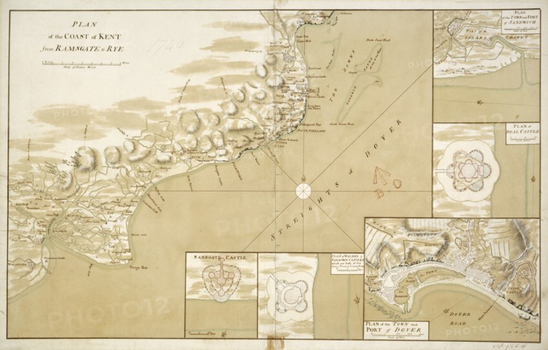 Plan of the coast of Kent from Ramsgate to Rye', 1740
