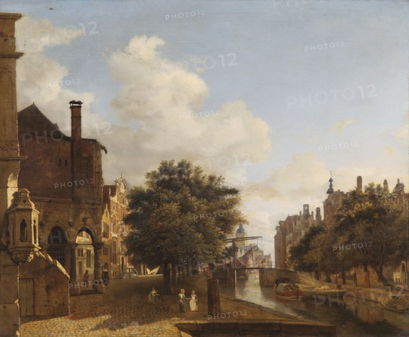 Architectural Fantasy with the Old Town Hall, Amsterdam', c1670