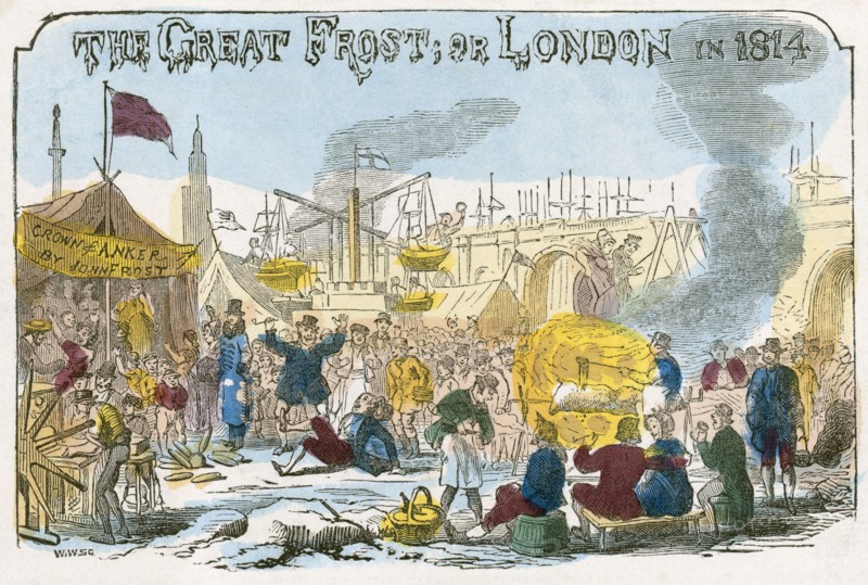 'The Great Frost, or London in 1814', 1814 Artist
