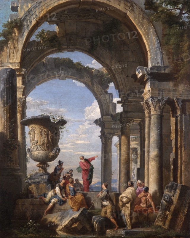 St Paul Preaching at Athens', 1737